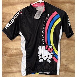 NWT Paladin Hello Kitty Womens XL Short Sleeve Zip Cycling Jersey Sanrio Bike